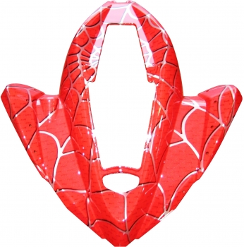 Frontverkleidung Spiderweb Rot für Haili Quads