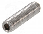 Threaded pin M3 x 8 with cone tip